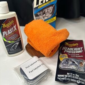 Meguiar's Headlight Restoration Lens Correction Kit For Removig Oxidation